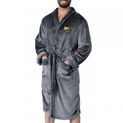 Unisex Green Bay Packers The Northwest Group Gray Snipe Personalized Robe