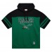 Толстовка Philadelphia Eagles Mitchell & Ness  Off Field Vintage Logo Short Sleeve - Kelly Green