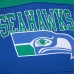 Толстовка Seattle Seahawks Mitchell & Ness  Off Field Vintage Logo Short Sleeve - Royal