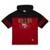 Толстовка San Francisco 49ers Mitchell & Ness  Off Field Vintage Logo Short Sleeve - Scarlet