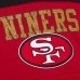 Толстовка San Francisco 49ers Mitchell & Ness  Off Field Vintage Logo Short Sleeve - Scarlet