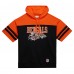Толстовка Cincinnati Bengals Mitchell & Ness  Off Field Vintage Logo Short Sleeve - Black