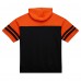 Толстовка Cincinnati Bengals Mitchell & Ness  Off Field Vintage Logo Short Sleeve - Black