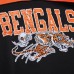 Толстовка Cincinnati Bengals Mitchell & Ness  Off Field Vintage Logo Short Sleeve - Black