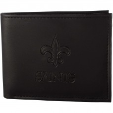 New Orleans Saints Hybrid Bi-Fold Wallet - Black
