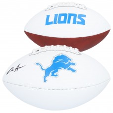 Aidan Hutchinson Detroit Lions Autographed Fanatics Authentic Franklin White Panel Football