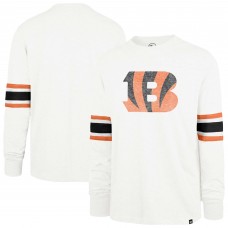 Cincinnati Bengals 47 White Gridiron Premier Brex Long Sleeve T-Shirt