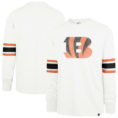 Cincinnati Bengals 47 White Gridiron Premier Brex Long Sleeve T-Shirt