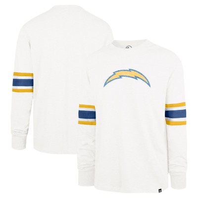 Los Angeles Chargers 47 White Gridiron Premier Brex Long Sleeve T-Shirt