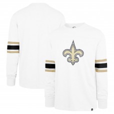 Футболка с длинным рукавом New Orleans Saints 47 Gridiron Premier Brex - White