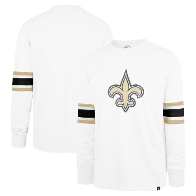Футболка с длинным рукавом New Orleans Saints 47 Gridiron Premier Brex - White