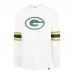 Футболка с длинным рукавом Green Bay Packers 47 White Gridiron Premier Brex