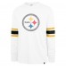 Pittsburgh Steelers 47 White Gridiron Premier Brex Long Sleeve T-Shirt
