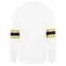 Pittsburgh Steelers 47 White Gridiron Premier Brex Long Sleeve T-Shirt