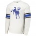 Indianapolis Colts 47 White Gridiron Throwback Premier Brex Long Sleeve T-Shirt
