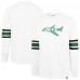 New York Jets 47 White Gridiron Throwback Premier Brex Long Sleeve T-Shirt New York Jets 47 White Gridiron Throwback Premier Brex Long Sleeve T-Shirt