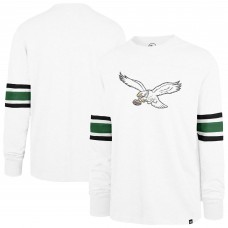 Футболка с длинным рукавом Philadelphia Eagles 47 Gridiron Throwback Premier Brex - White