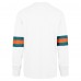 Miami Dolphins 47 White Gridiron Throwback Premier Brex Long Sleeve T-Shirt