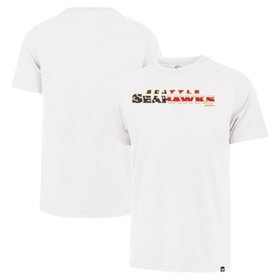 Футболка Seattle Seahawks 47 Flag Script Franklin - White