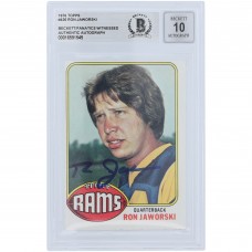 Ron Jaworski Los Angeles Rams Autographed 1976 Topps #426 Beckett Fanatics Witnessed Authenticated 10 Rookie Card