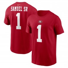 Футболка Deebo Samuel Sr San Francisco 49ers Nike Player Name & Number - Scarlet