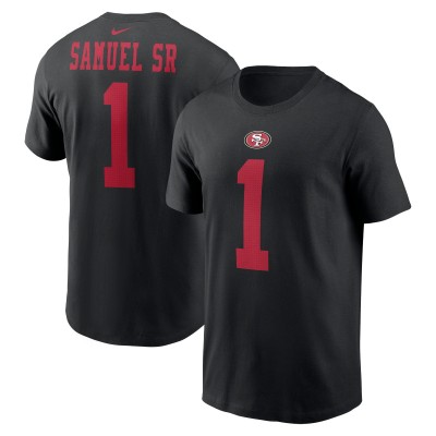 Футболка Deebo Samuel Sr San Francisco 49ers Nike Player Name & Number - Black
