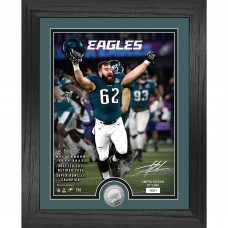 Jason Kelce Philadelphia Eagles Highland Mint 13 x 16 Retirement Silver Coin Photo Mint