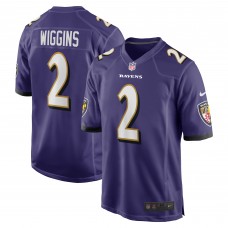 Игровая джерси Nate Wiggins Baltimore Ravens Nike 2024 NFL Draft First Round Pick Player Game - Purple