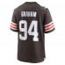Игровая джерси Cleveland Browns Mason Graham Nike Brown 2025 NFL Draft First Round Pick Game