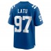 Игровая джерси Laiatu Latu Indianapolis Colts Nike 2024 NFL Draft First Round Pick Player Game - Royal