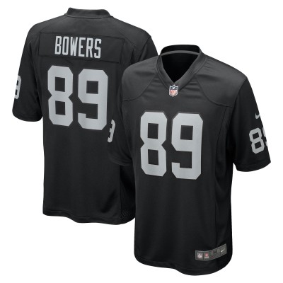 Игровая джерси Brock Bowers Las Vegas Raiders Nike 2024 NFL Draft First Round Pick Player Game - Black
