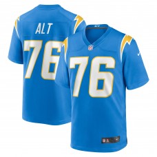 Игровая джерси Joe Alt Los Angeles Chargers Nike 2024 NFL Draft First Round Pick Player Game - Powder Blue