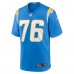 Игровая джерси Joe Alt Los Angeles Chargers Nike 2024 NFL Draft First Round Pick Player Game - Powder Blue