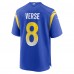 Игровая джерси Jared Verse Los Angeles Rams Nike 2024 NFL Draft First Round Pick Player Game - Royal