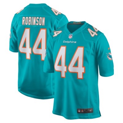 Игровая джерси Chop Robinson Miami Dolphins Nike 2024 NFL Draft First Round Pick Player Game - Aqua