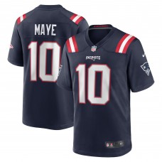 Игровая джерси Drake Maye New England Patriots Nike 2024 NFL Draft First Round Pick Player Game - Navy