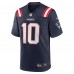 Игровая джерси Drake Maye New England Patriots Nike 2024 NFL Draft First Round Pick Player Game - Navy