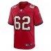 Игровая джерси Graham Barton Tampa Bay Buccaneers Nike 2024 NFL Draft First Round Pick Player Game - Red