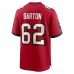 Игровая джерси Graham Barton Tampa Bay Buccaneers Nike 2024 NFL Draft First Round Pick Player Game - Red