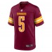 Игровая джерси Jayden Daniels Washington Commanders Nike 2024 NFL Draft First Round Pick Player Game - Burgundy