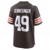 Игровая джерси Cleveland Browns Carson Schwesinger Nike Brown 2025 NFL Draft Game