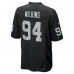 Las Vegas Raiders Christian Wilkins Nike Black Team Game Jersey