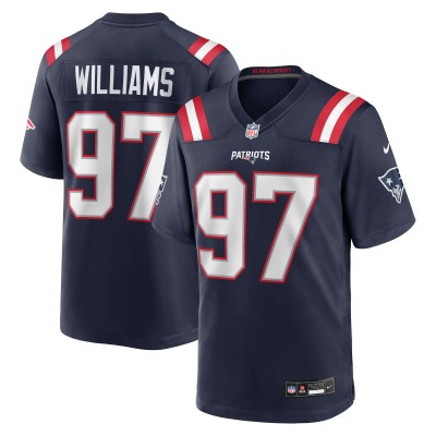 Джерси New England Patriots Milton Williams Nike Navy Game Player