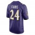 Игровая джерси Baltimore Ravens Malaki Starks Nike Purple 2025 NFL Draft First Round Pick Game