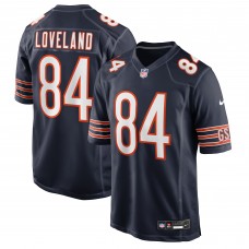 Игровая джерси Chicago Bears Colston Loveland Nike Navy 2025 NFL Draft First Round Pick Game