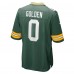 Игровая джерси Green Bay Packers Matthew Golden Nike Green 2025 NFL Draft First Round Pick Game