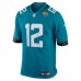Jacksonville Jaguars Travis Hunter Nike Teal 2025 NFL Draft First Round Pick Game Jersey