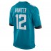 Jacksonville Jaguars Travis Hunter Nike Teal 2025 NFL Draft First Round Pick Game Jersey