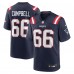 New England Patriots Will Campbell Nike Navy 2025 NFL Draft First Round Pick Game Jersey