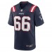 New England Patriots Will Campbell Nike Navy 2025 NFL Draft First Round Pick Game Jersey